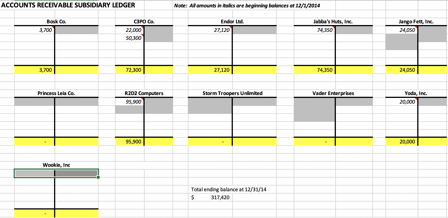 year). Adjusting entries are only prepared annually. Therefore, when you prepare the