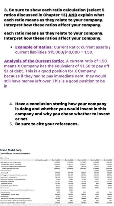 the results of the vertical analysis mean to your company. (Example of
