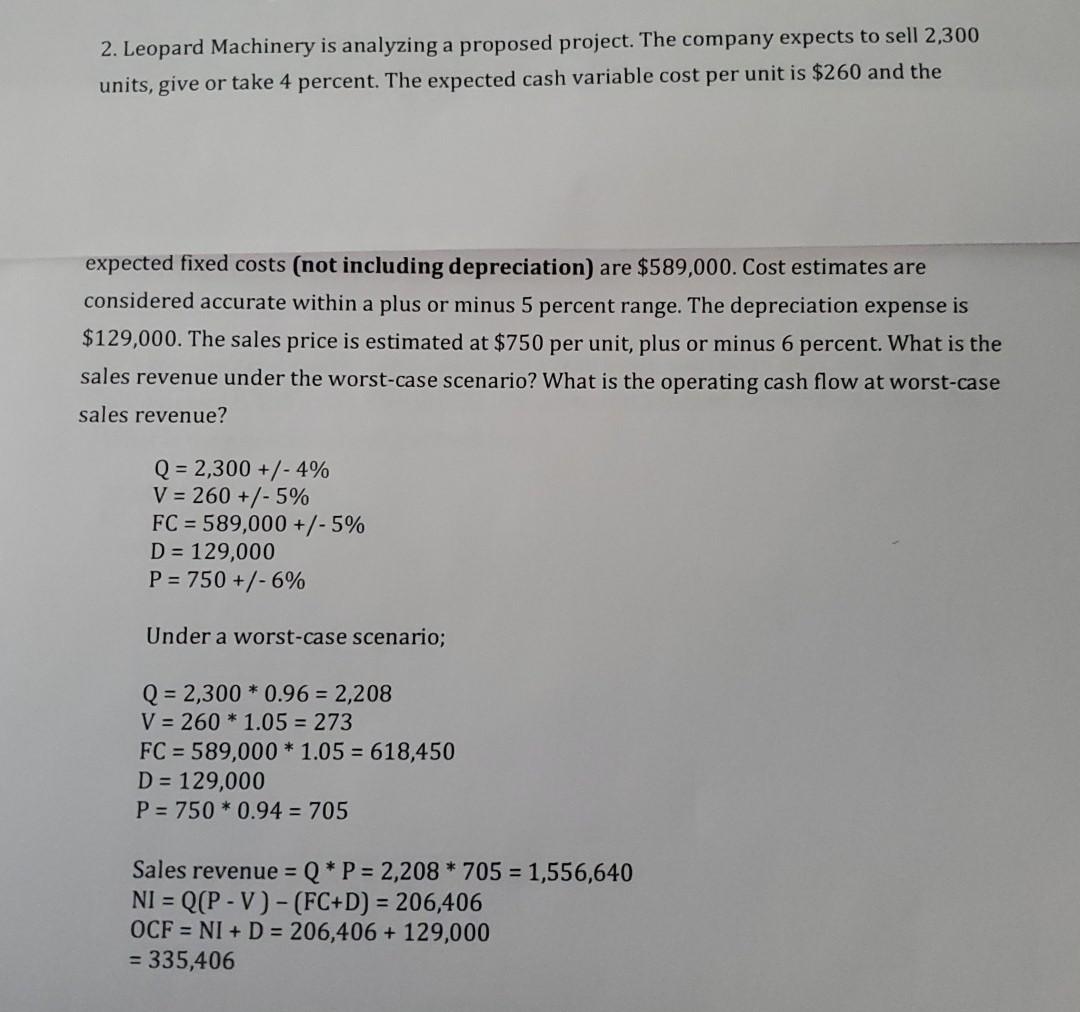 how do we find that 2300+/- 4%= 0.96 260+/-5% = 1.05