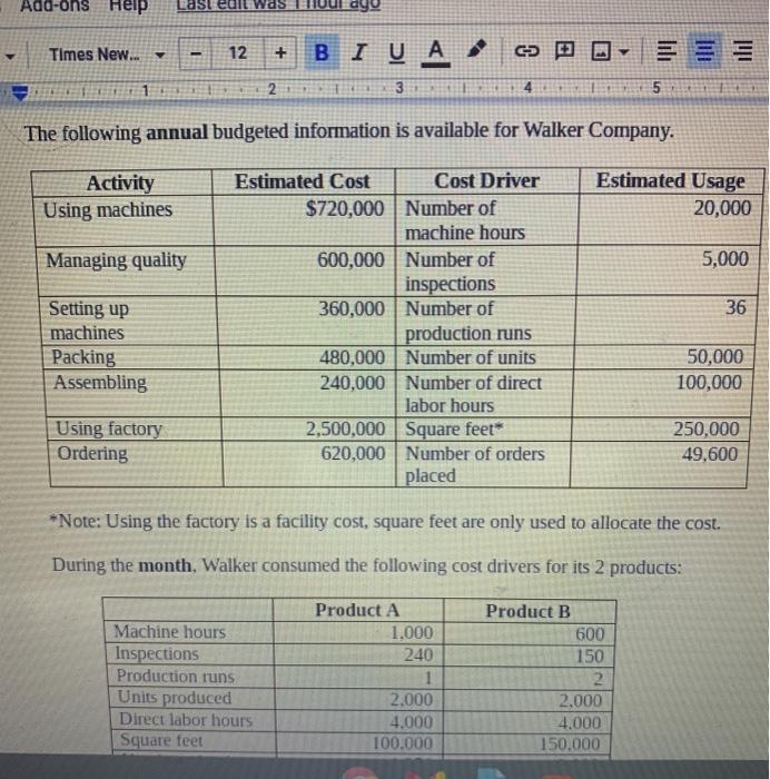 Company had one job in process at the beginning of the period