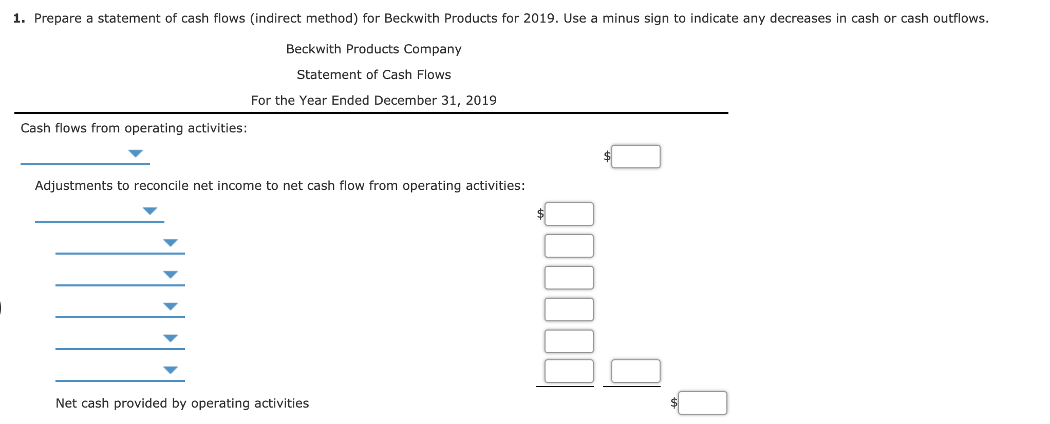 Cash $ 36,950 $ 25,000 Accounts receivable 75,100 78,000 Inventory 45,300 36,000