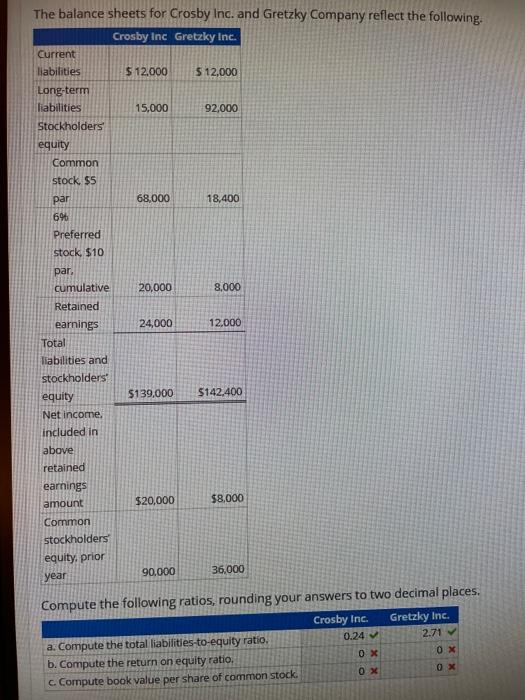  Need help with the 2 ratios at the bottom. Please show