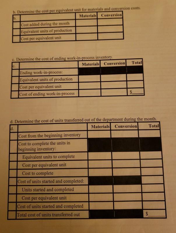 you. 700 50% 10% $595 $2,093 14,000 Work-in-process, beginning: Units in process