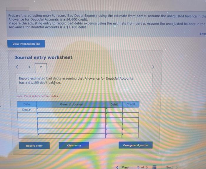 bad debt. On June 5, Park unexpectedly pays the amount previously written