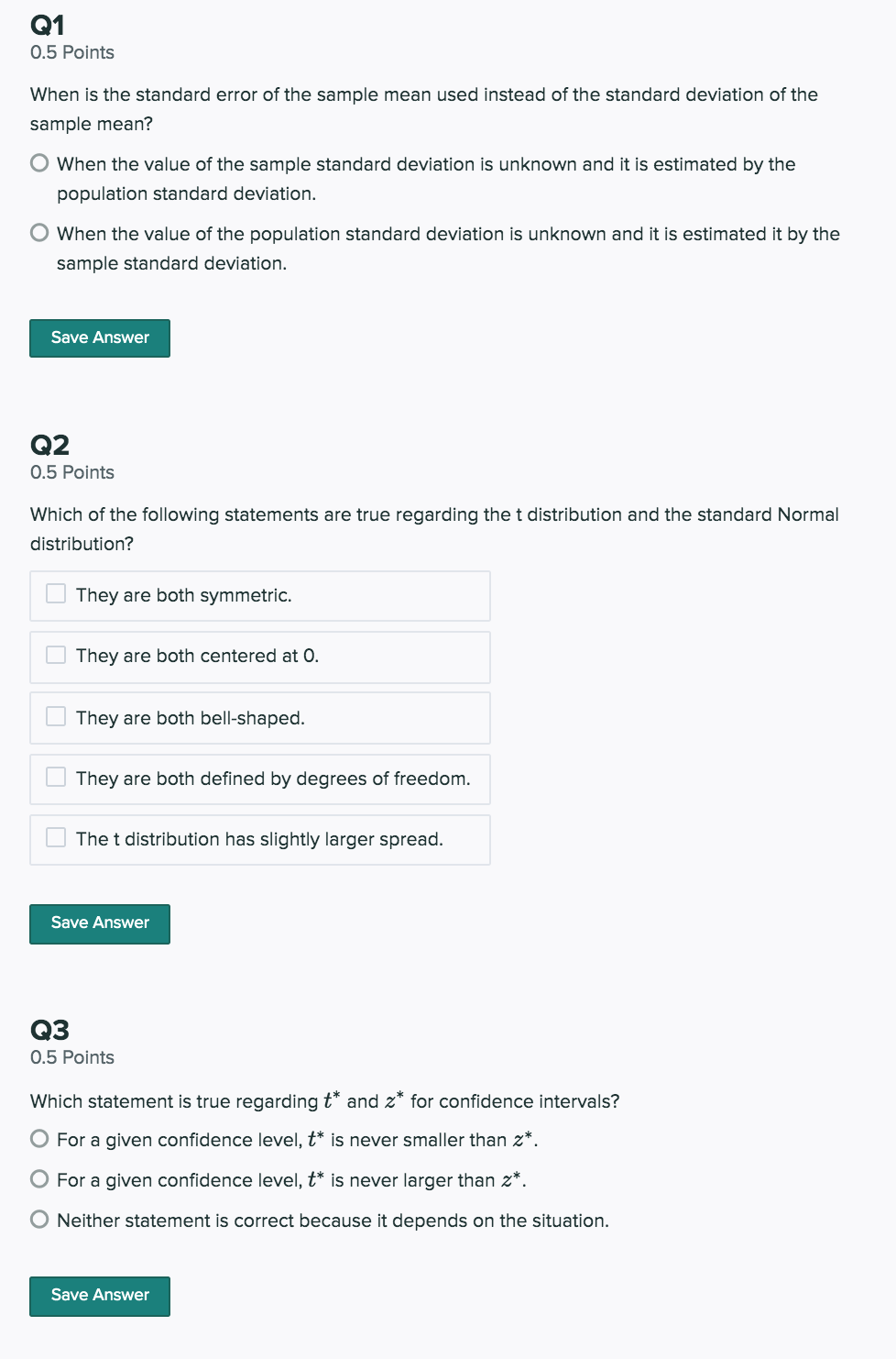  Please help. Question 8 may have more than one answer. Q1