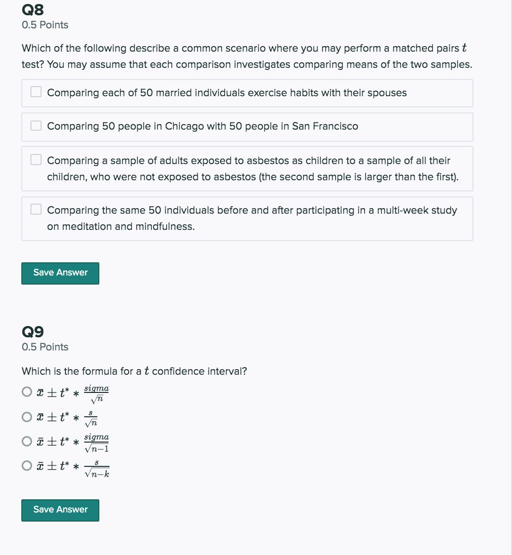 instead of the standard deviation of the sample mean? 0 When the