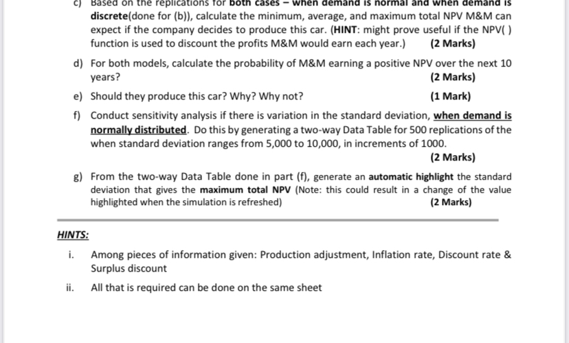 Good Morning Statistical Methods expert, I would like for you to manufacture