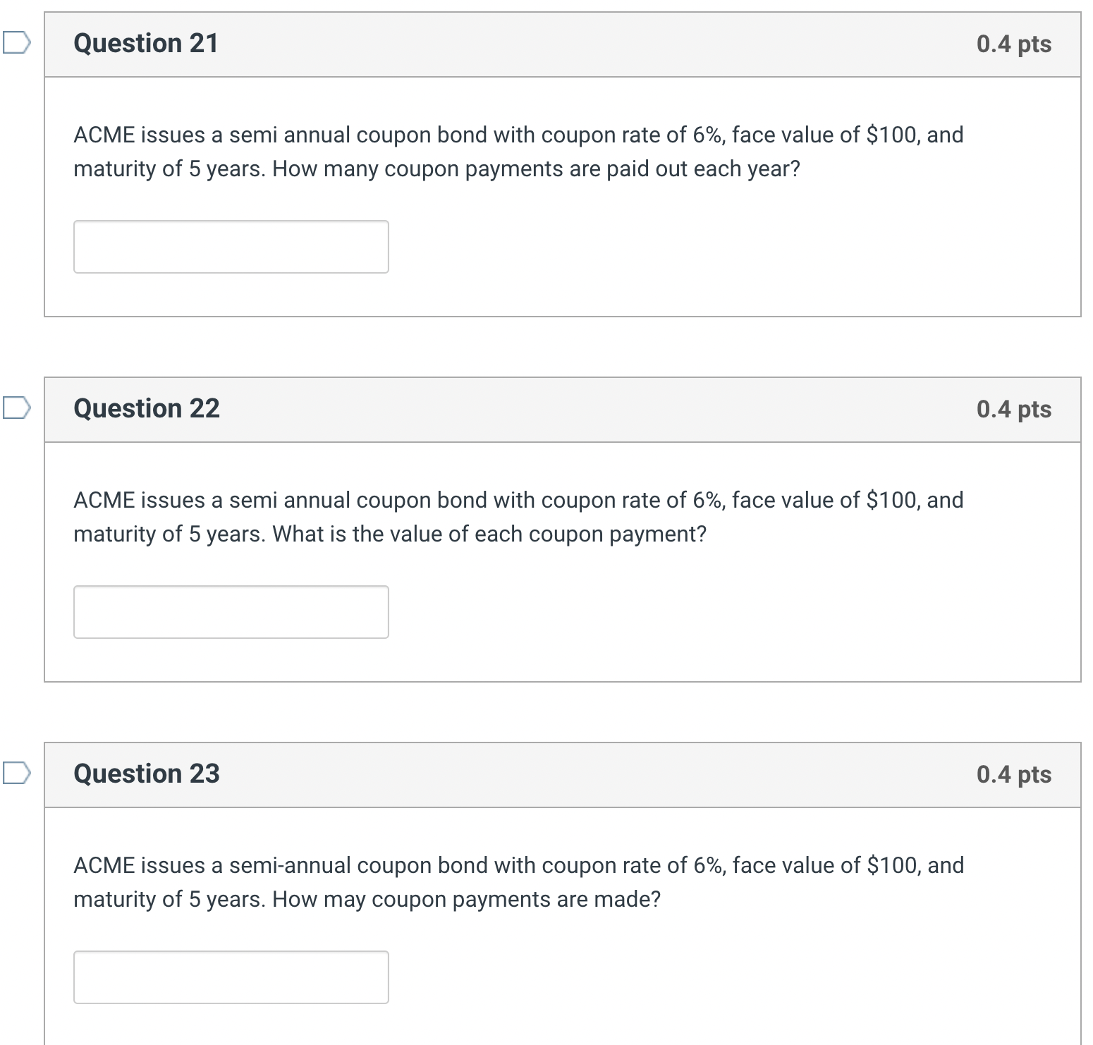 the following question. Olga borrowed $400,000 to purchase a house. She makes