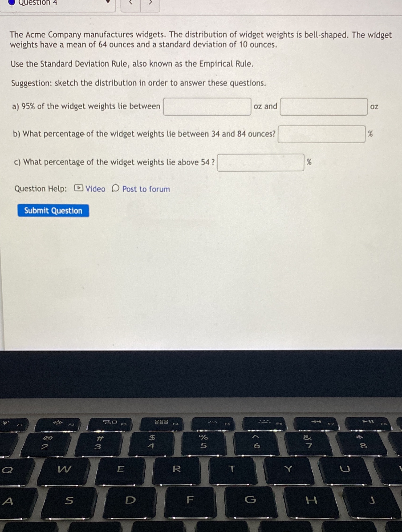 I keep getting this question wrong need help please ' QUESUOH4 V