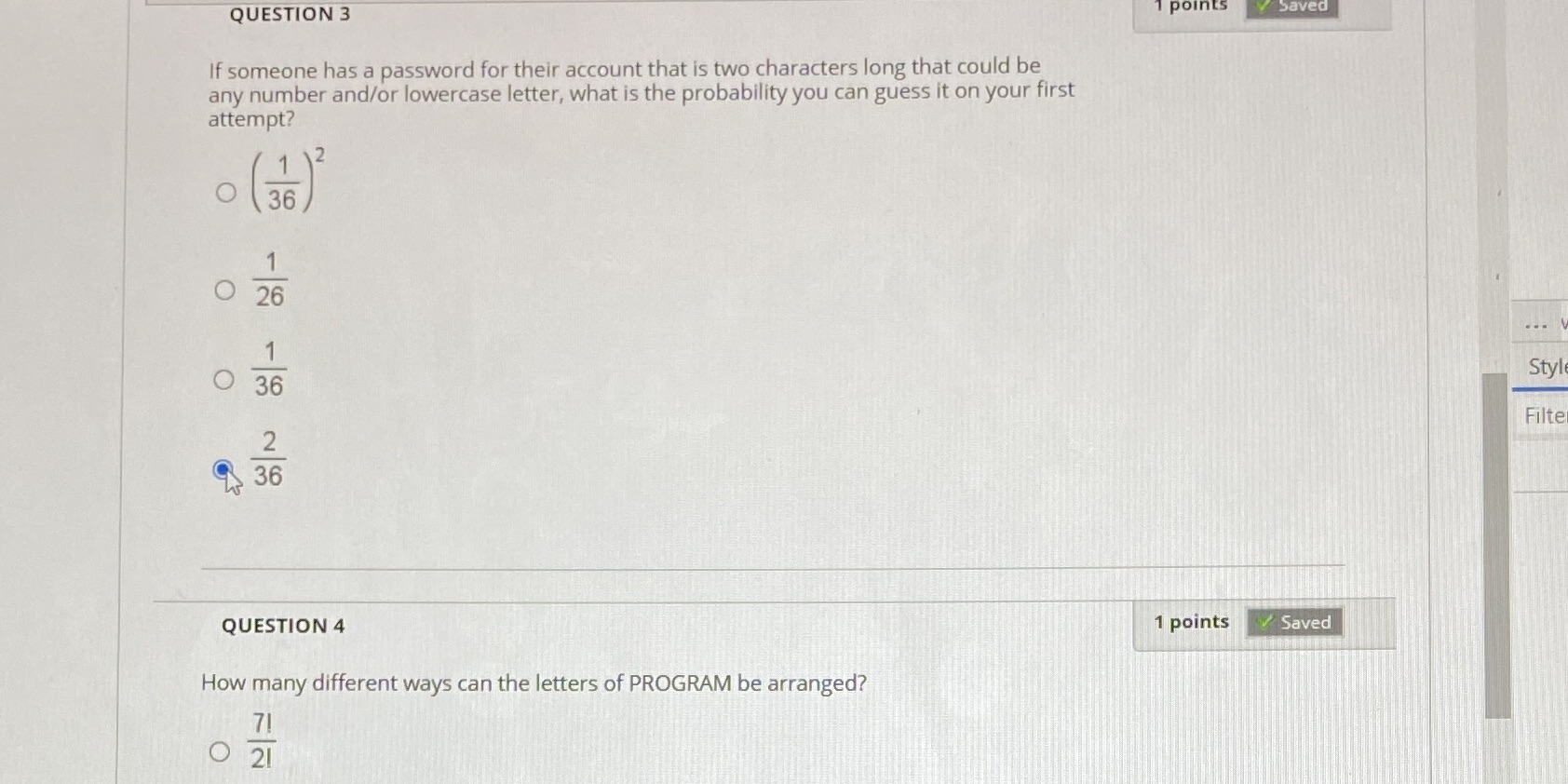 Answer this two question QUESTION 3 1 points Saved If someone has