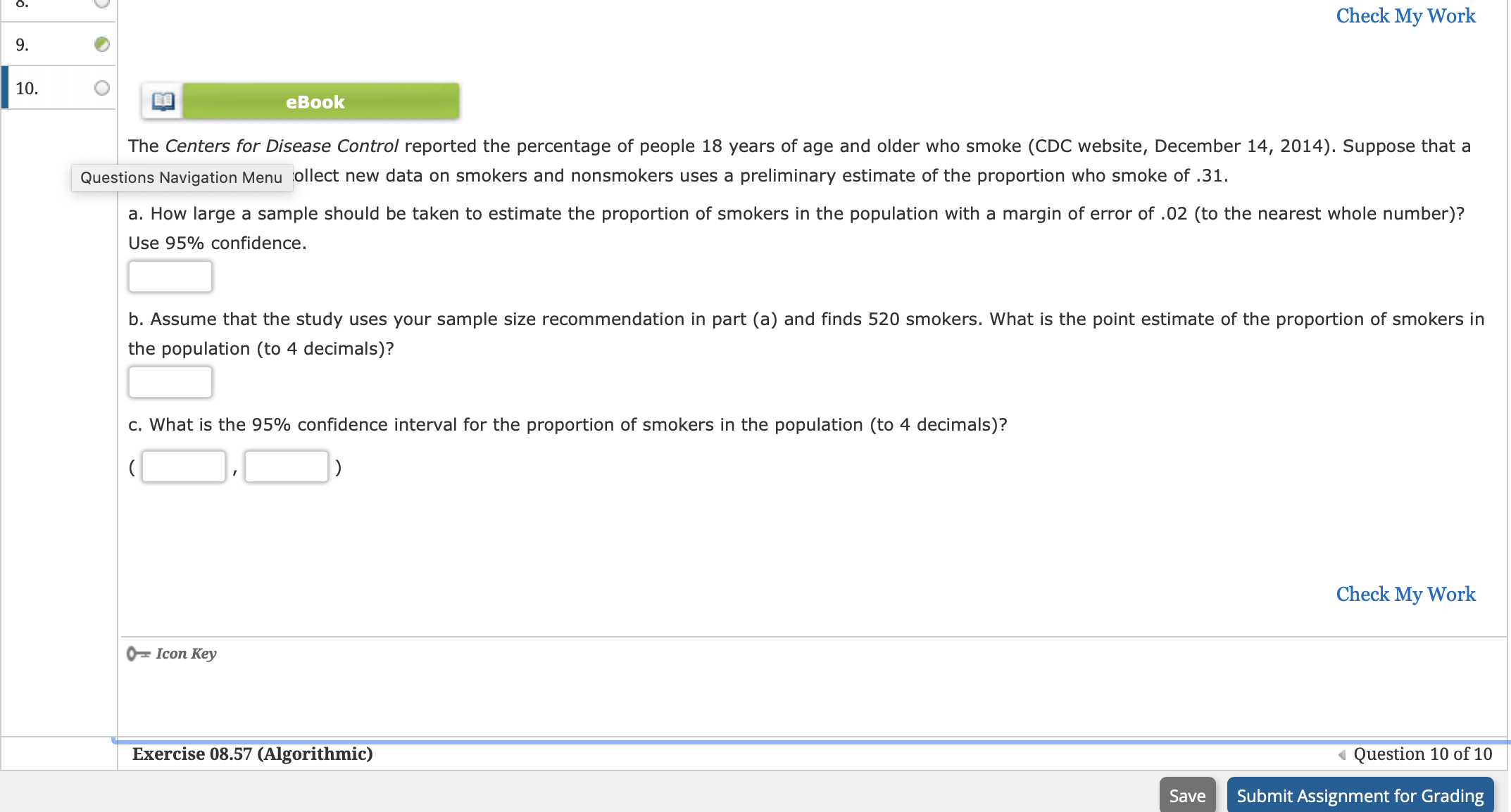 please help with this homework problem, thank you! 10. l Questions Navigation