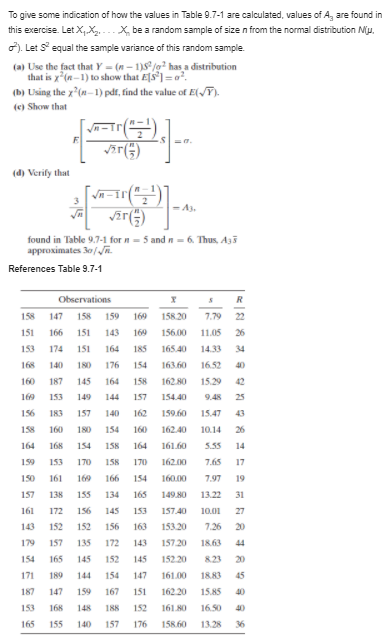the viscosity.r is measured. Use the following 20 sets of 5 observations