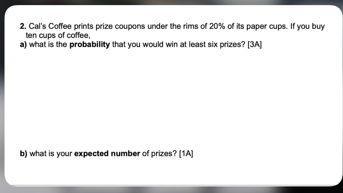 Please answer the question, show your work, notations and therefor statement for