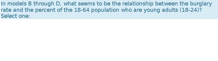 In models B through D, what seems to be the relationship