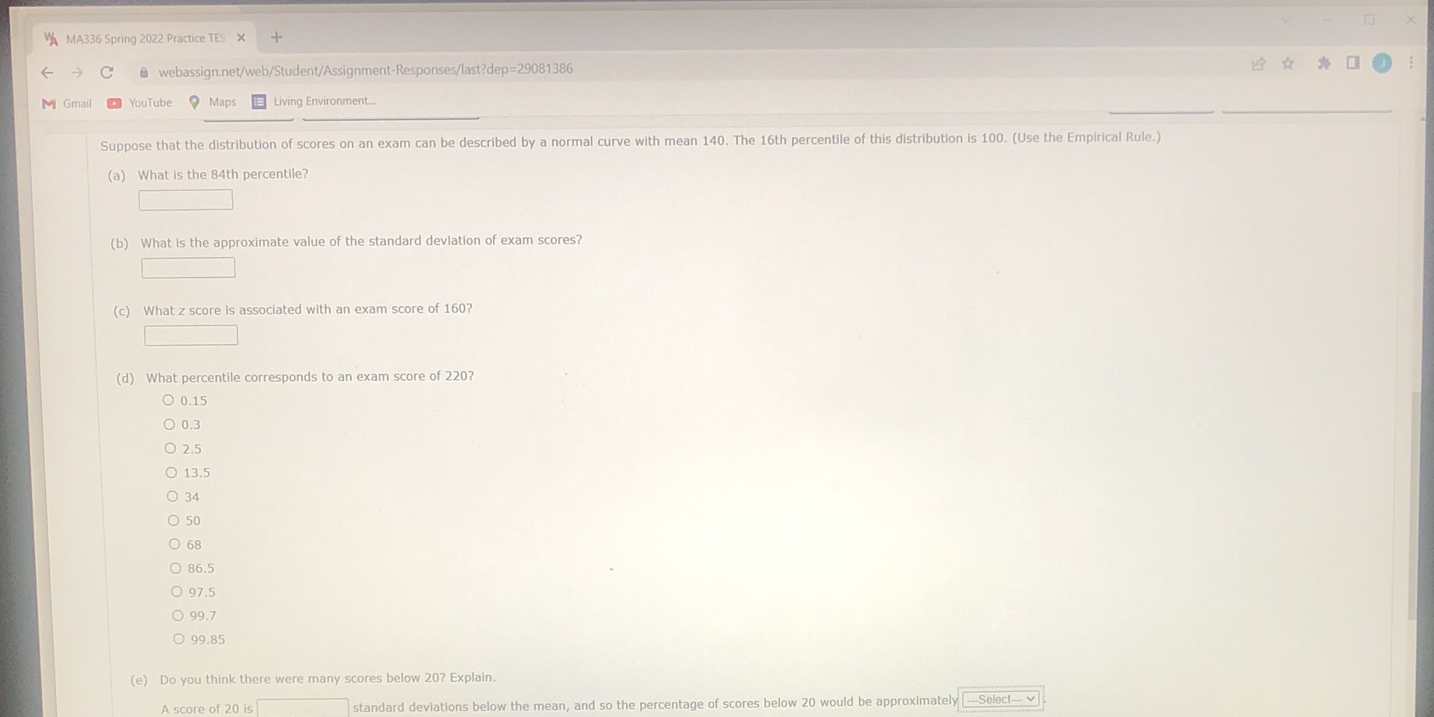A MA336 Spring 2022 Practice TES X + C a webassign.net/web/Student/Assignment-Responses/last?dep=29081386