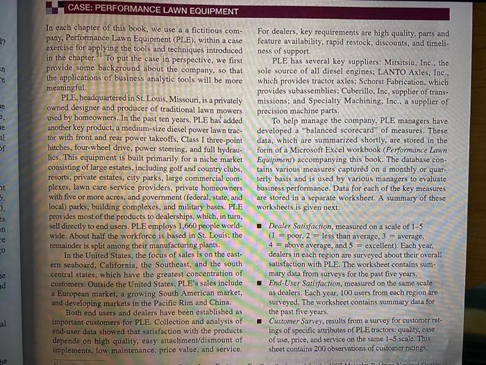 31-32 and answer the following questions.Your manager, Elizabeth Burke, has received several
