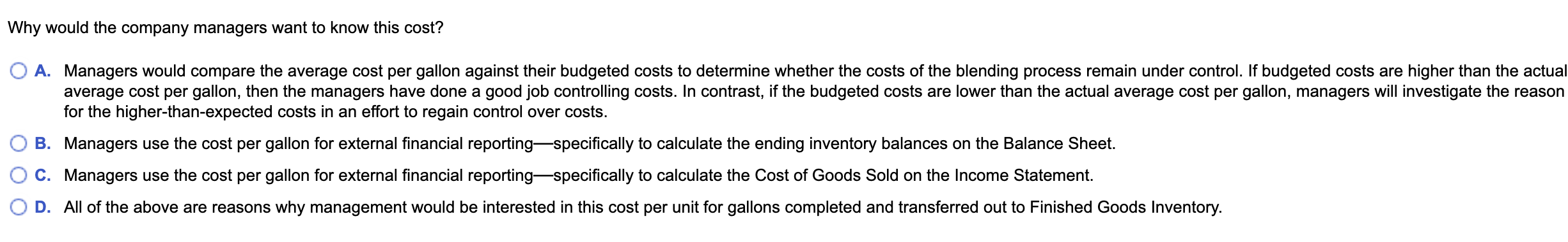 Completed and transferred out to Packaging in May Ending Work-in-Process Inventory (30%