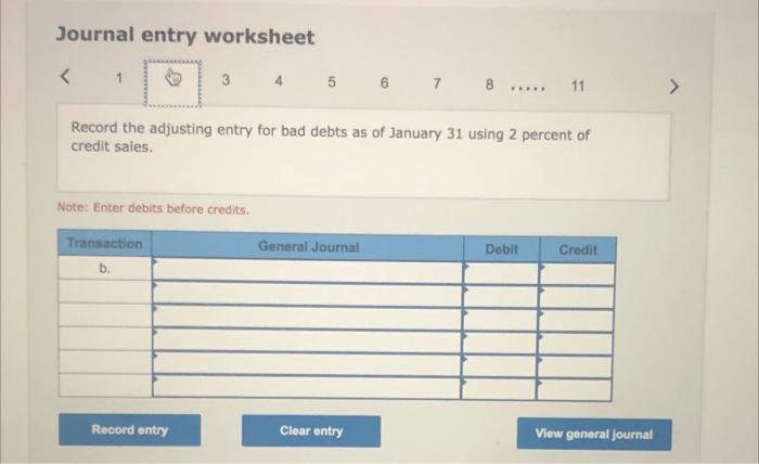 the end of the first quarter, the company switched to the aging