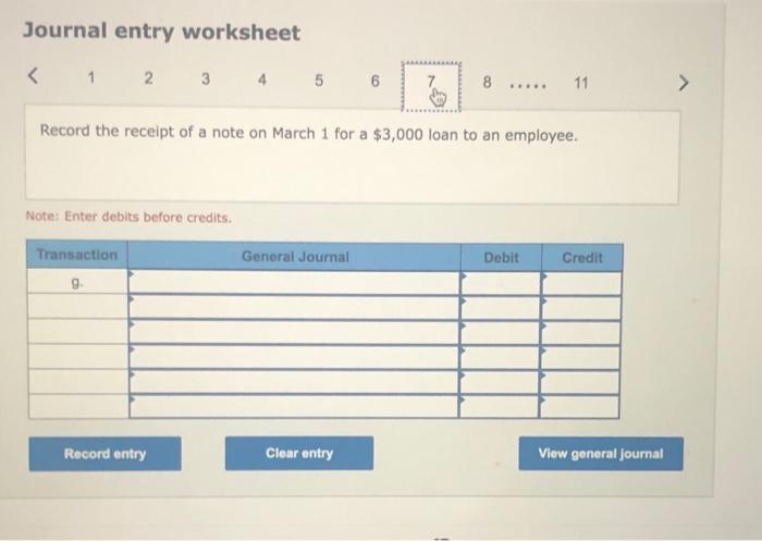 company collected $21.500 of accounts receivable. d. On February 15, the company