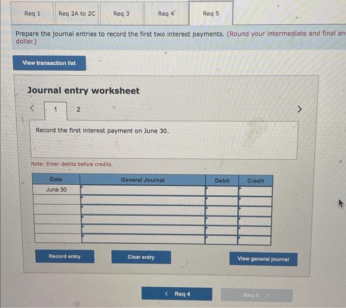 of $2,419,512. Required: 1. Prepare the January 1 journal entry to record