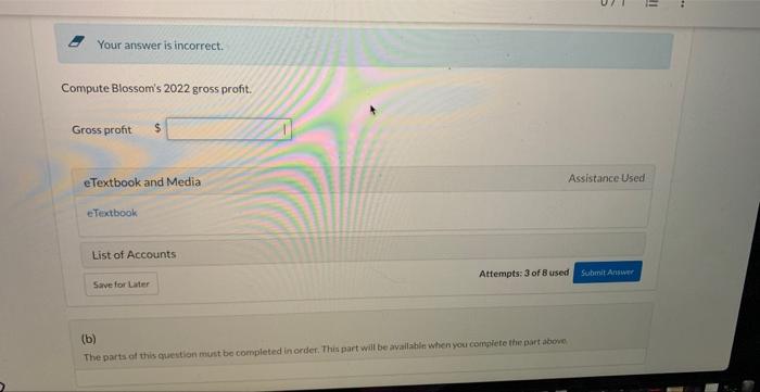 Thank you Show Attempt Histary Current Attempt in Progress On January 1,