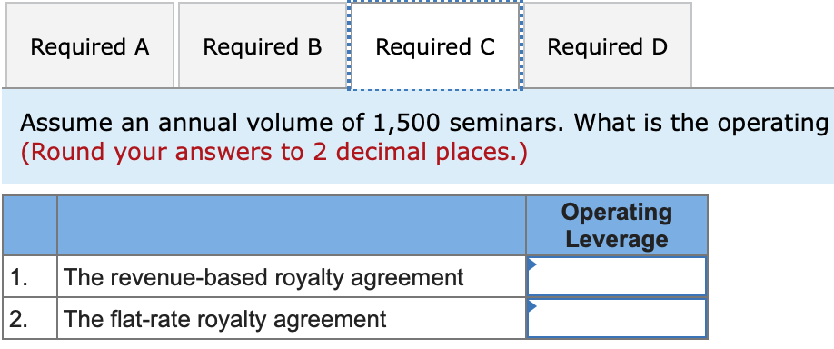 lecturer's agent offers Lemon two options. The first option is revenue-based and