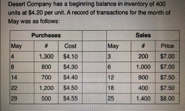 Calculate Ending Inventory in dollars using an Average Cost Perpetual inventory