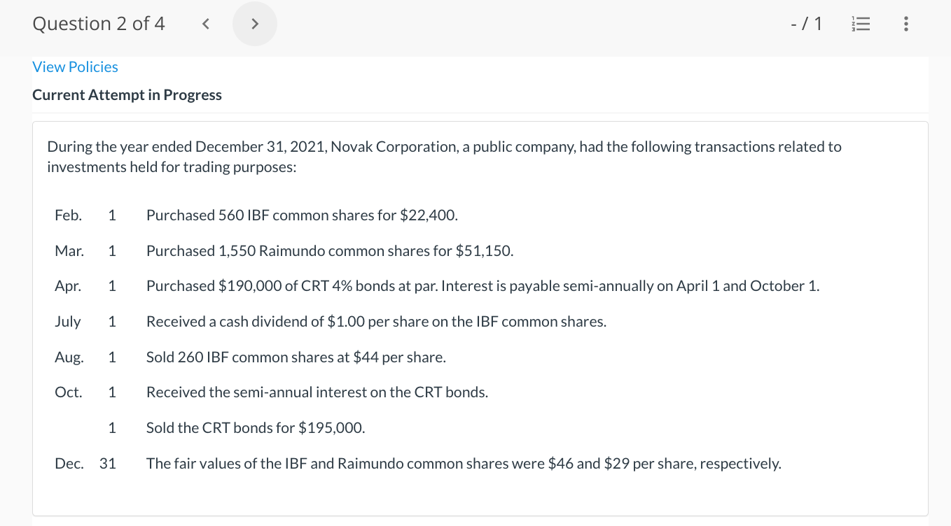 Current Attempt in Progress During the year ended December 31, 2021,