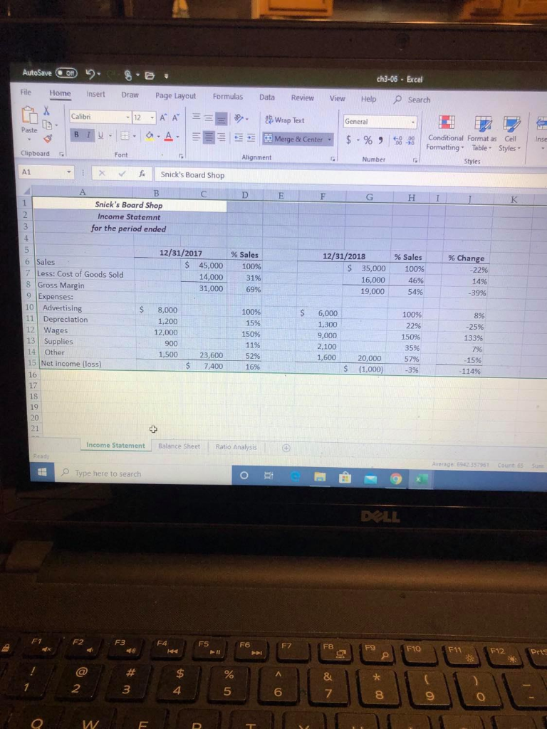 of December 31,2017, and December 31,2018. Following the Chapter 3 Examples, use