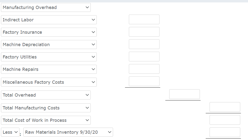 the month ended September 30, 2020. Inventories Raw materials Beginning $10,800 7,500