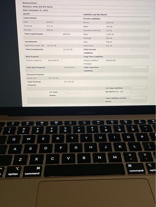 please help step by step i get it wrong everytime 4. Balance