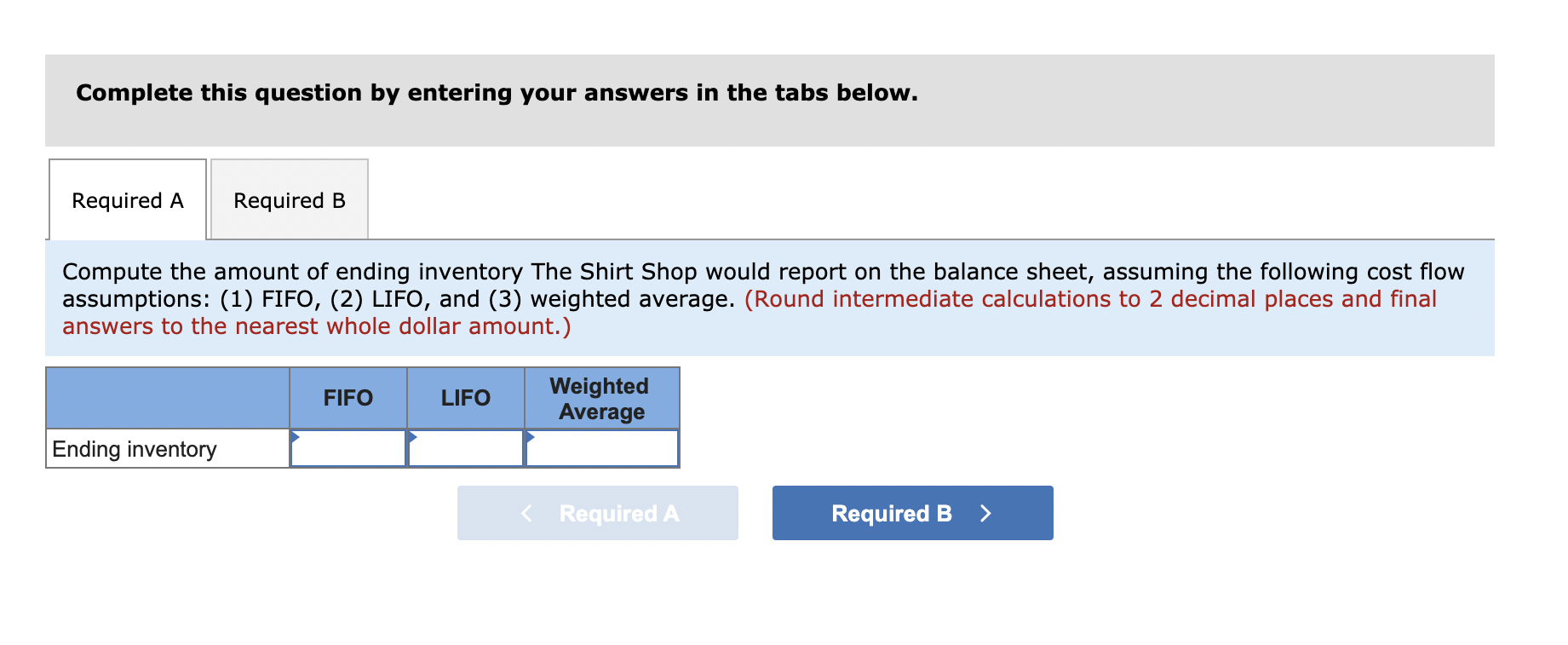 how different inventory cost flow methods (specific identification, FIFO, LIFO, and weighted