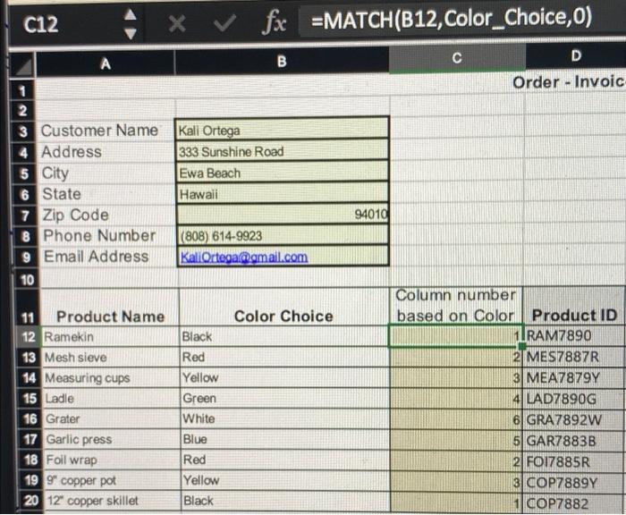 would really appreciate it 6. Now, clear content in A12 and B12.