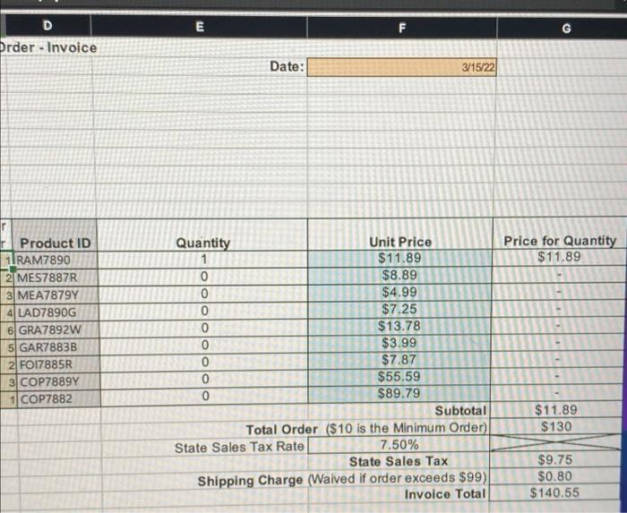 What do you see in C12, D12, and F12? You see #N/A