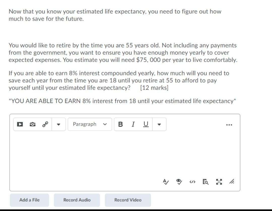 expected is 92. please do it by hand excel cannot be