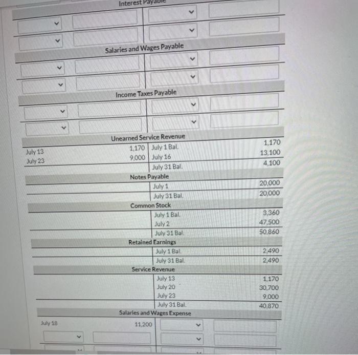 4,000 3,960 7,800 3,600 400 11,200 Cash 5,430 | July 1 47,500