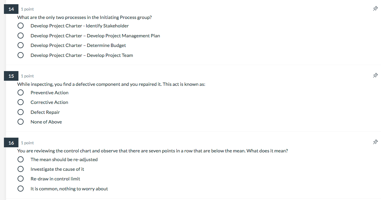 1 point Akshay Grover, is working on schedule management and performing activities