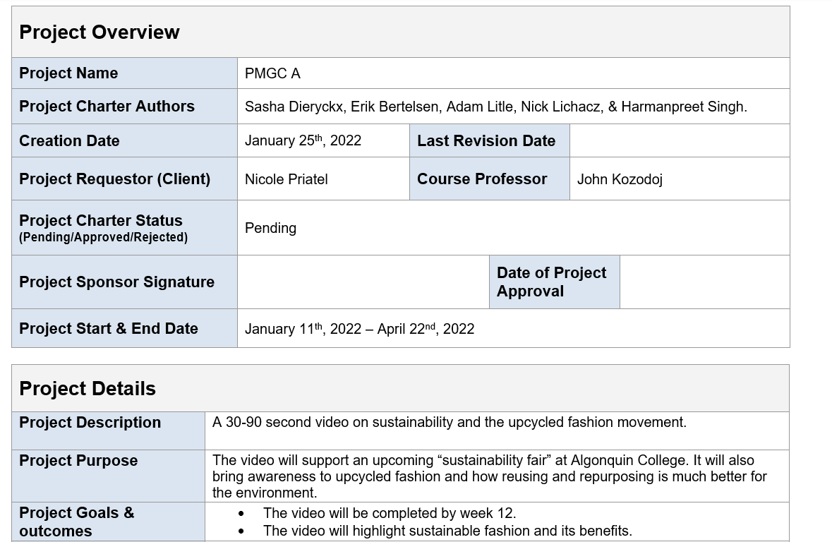 Story board Production: . Digital assets Narration Post-Production: Handoff package . Final