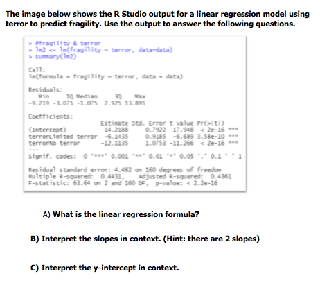 Knowledge of R Studio is needed to complete this practice problem. Please