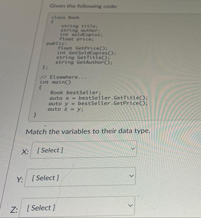 mapzint, string> someMap: string result - someMap C-50]: O A string with