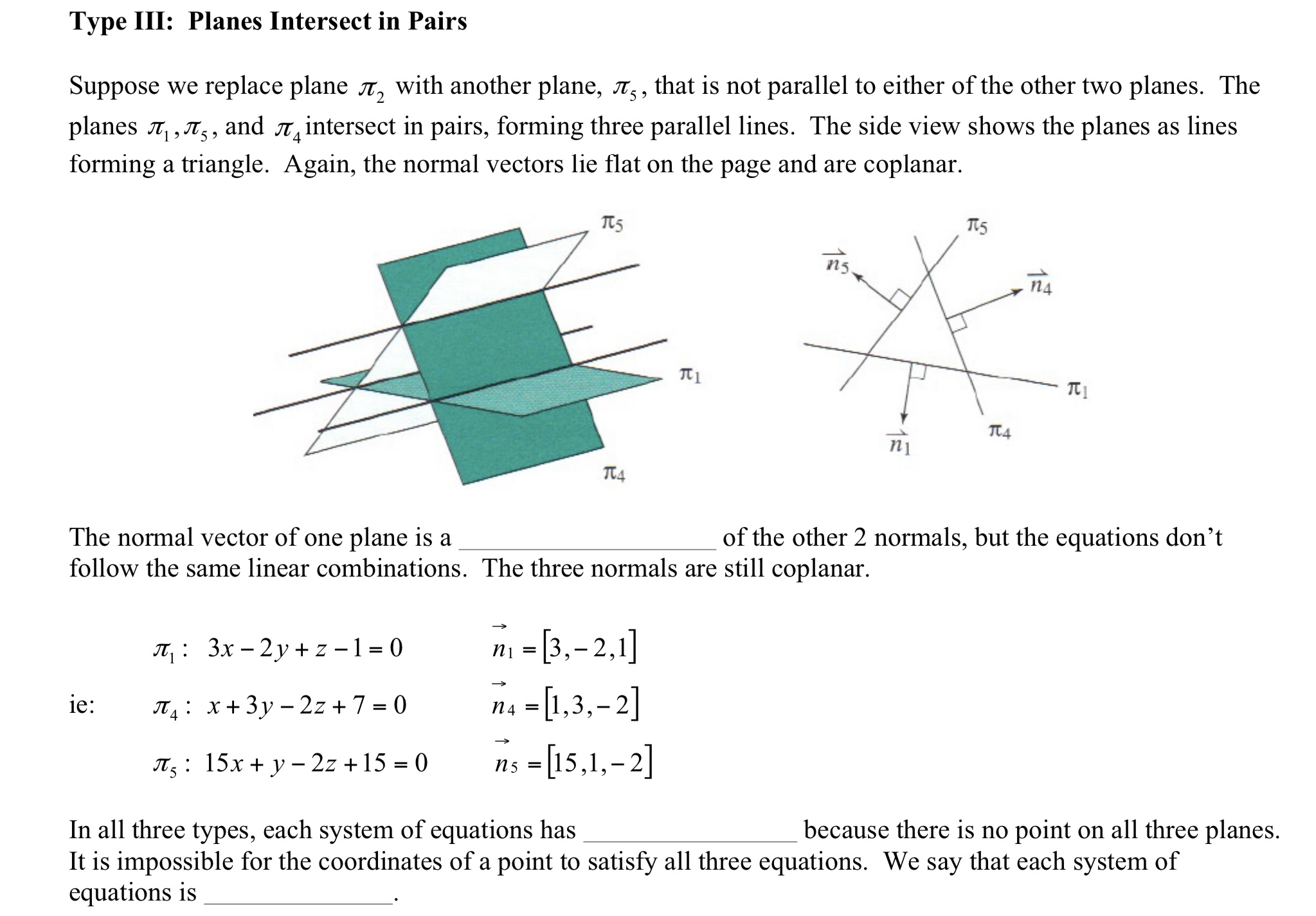 we replace plane as with another plane, n4 , that is not