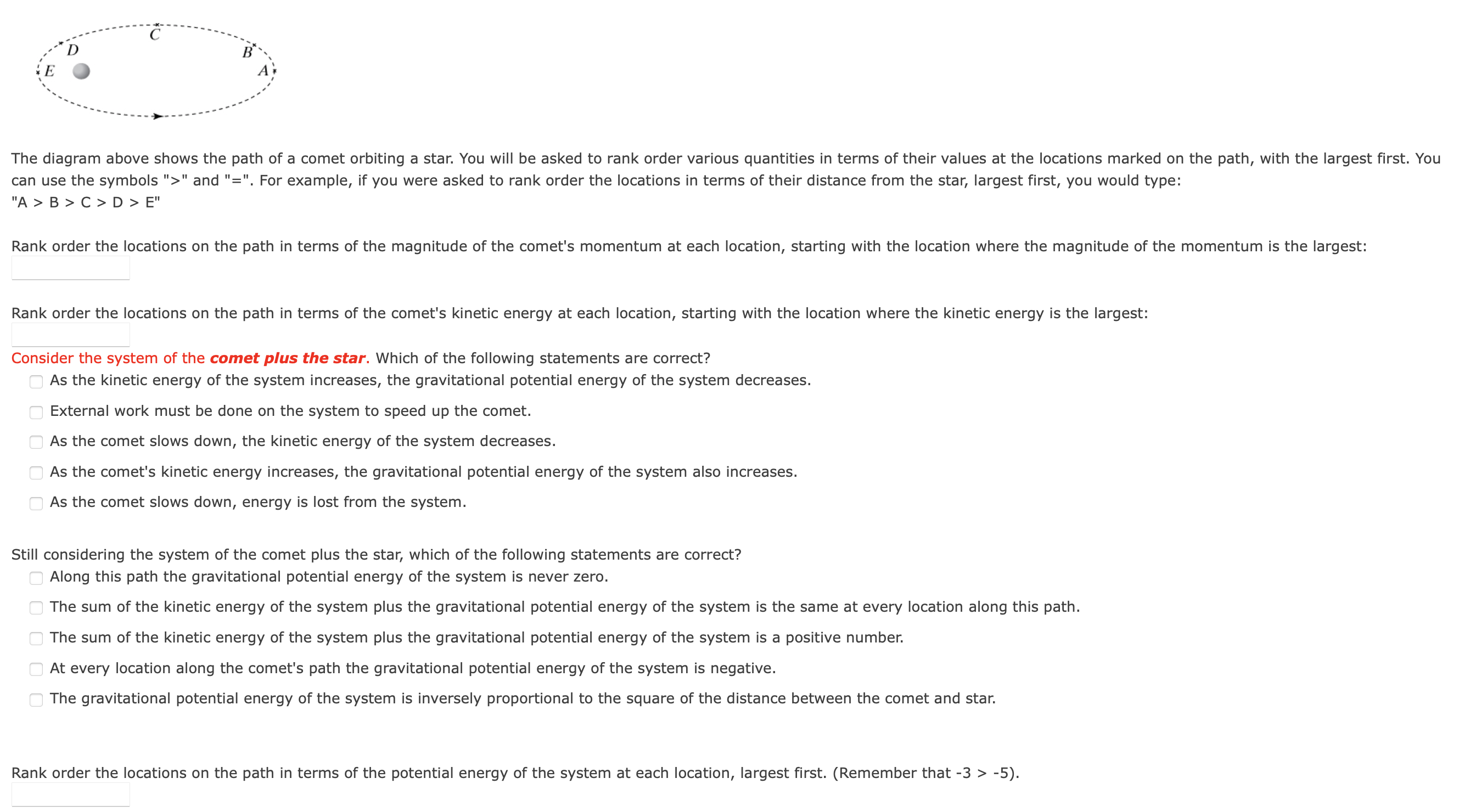 system free of external forces. If the sum of the particle energies