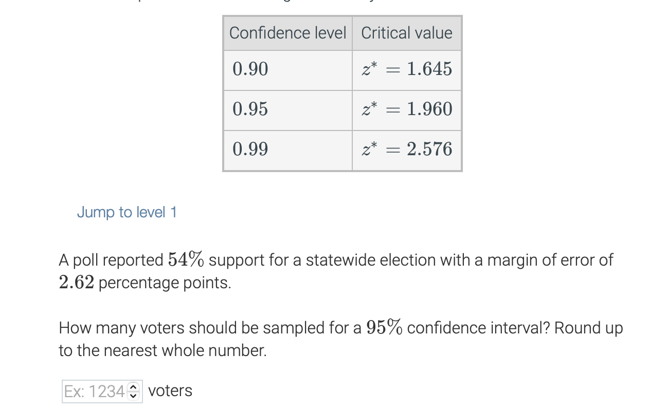 See Screen Shot For Reference : Confidence level Critical value 0.90 2*