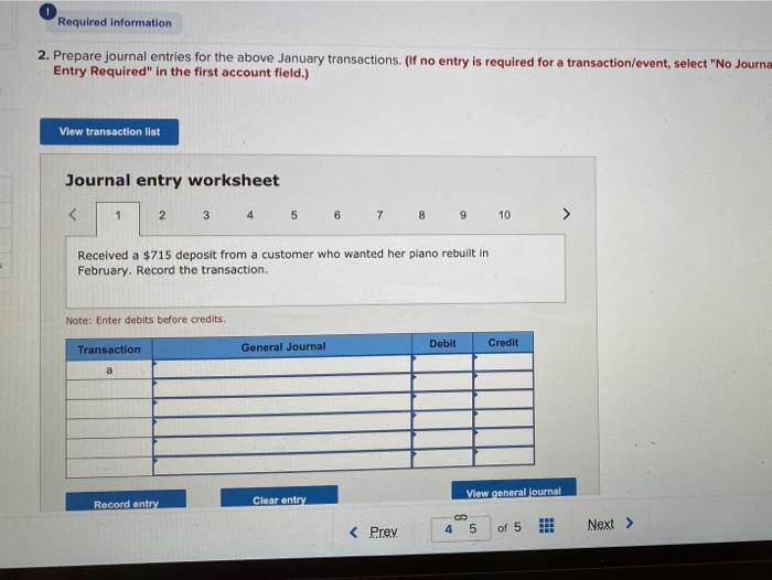 and Preparing an Unadjusted Trial Balance and Preliminary Financial Statements [LO 3-2,