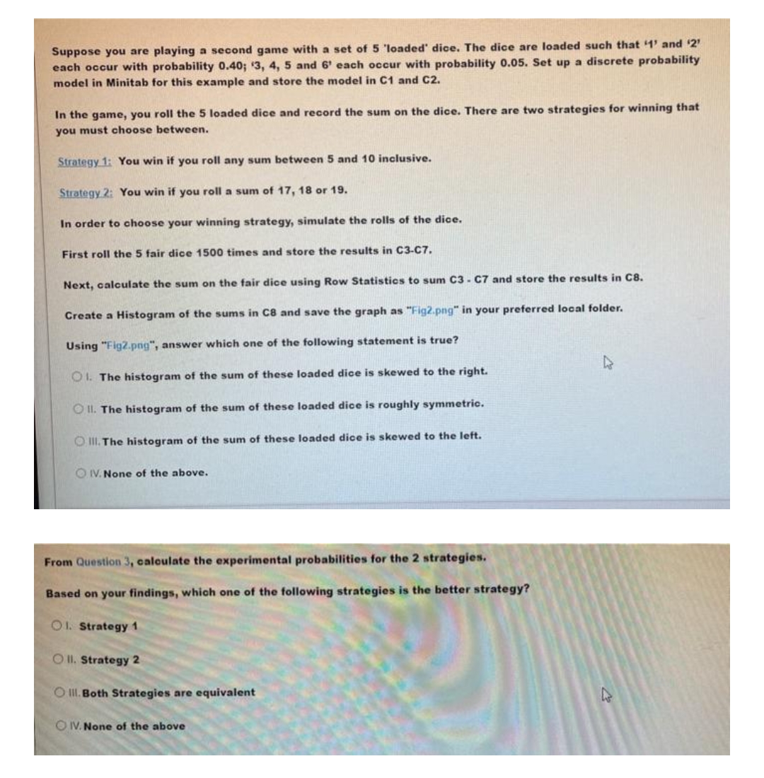  Suppose you are playing a second game with a set of