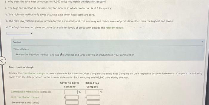 dato, and wants your help in determining the cost behavior. After reviewing