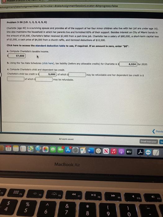  COM cAssignment/takeAssignment Main.doFinvokeretakeAssignmentSessionLocator=&inprogress=false Problem 3-36 (LO. 1, 2, 3, 4, 5,