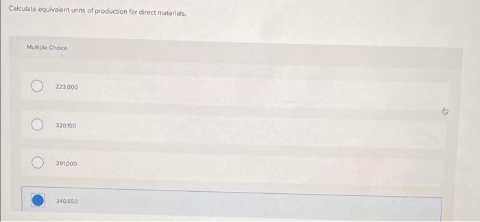 of process costing. The following information is available for October in its