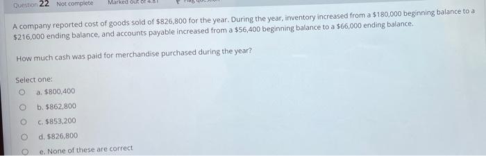  please answer both!! will vote thumbs up Question 22 Not complete