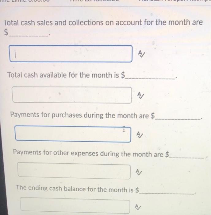 sales in May 150,000 Credit sales for the month of: March 100,000